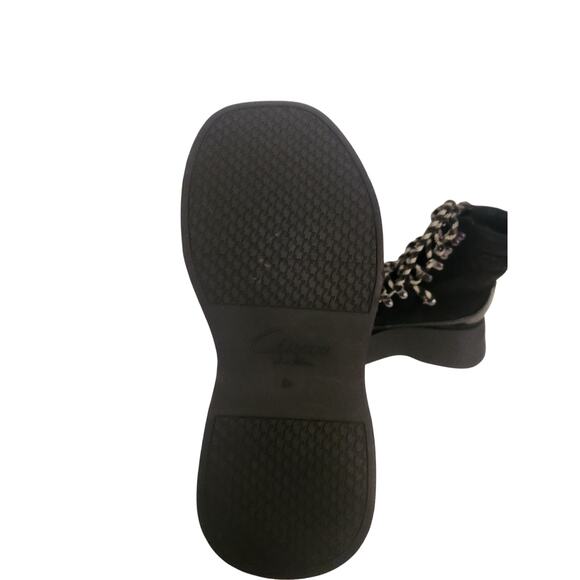 NIB Circus Sam Edelman Gail Lace Up Platform Boots Black 8.5M - Picture 7 of 8